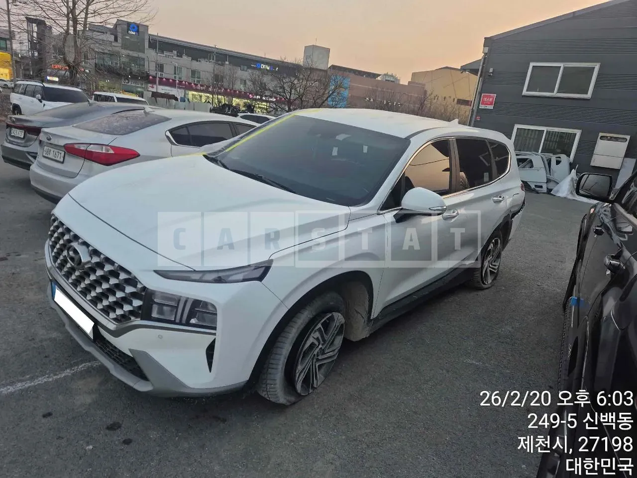 Photo 2 of 22: 2023 Hyundai Santa Fe, VIN KMHS281HHPU482723 — Korean insurance auction