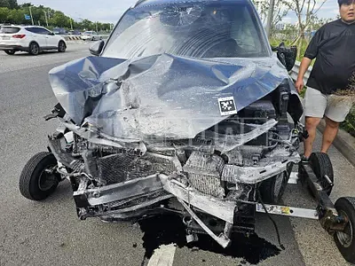 Photo 1 of 14: 2018 Hyundai Tucson, VIN KMHJ581ABKU881614 — Korean insurance auction