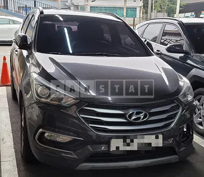 Photo 1 of 37: 2017 Hyundai Santa Fe, VIN KMHSW81UBJU812602 — Korean insurance auction