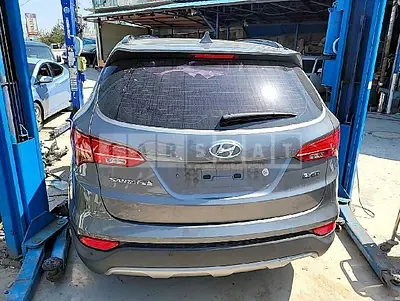 Photo 1 of 18: 2015 Hyundai Santa Fe, VIN KMHSW81UBFU511115 — Korean insurance auction