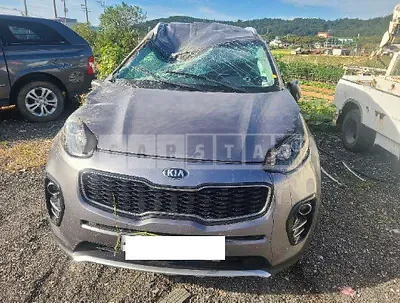 Photo 1 of 9: 2016 Kia Sportage, VIN KNAPM813BGK027949 — Korean insurance auction