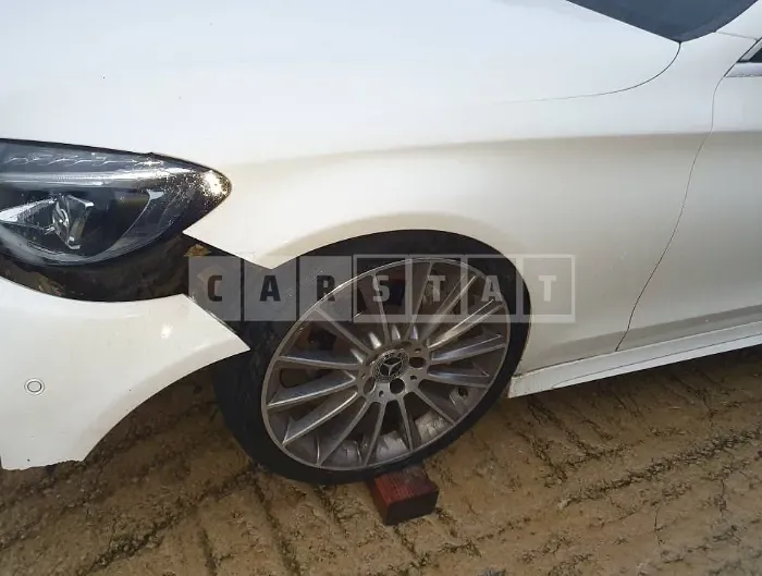 Photo 3 of 3: 2017 Mercedes-Benz C 200 Cabriolet, VIN WDDWK4CB4HF523870 — Korean insurance auction
