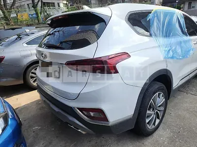 Photo 1 of 8: 2019 Hyundai Santa Fe TM 2.0, VIN KMHS281BBLU187798 — Korean insurance auction