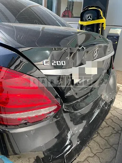Photo 1 of 28: 2017 Mercedes-Benz C 200, VIN WDDWF4CB7HF559783 — Korean insurance auction