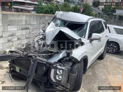 Photo 1 of 8: 2019 Hyundai Palisade, VIN KMHR281ABKU028067 — Korean insurance auction