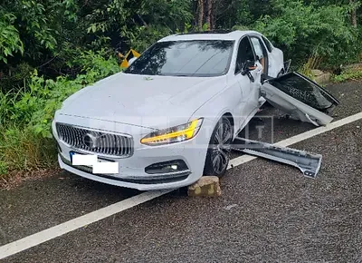 Photo 1 of 46: 2021 Volvo S90 B5, VIN LVYPTL12DMP232522 — Korean insurance auction
