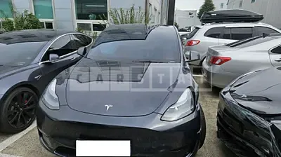 Photo 1 of 26: 2025 Tesla Model Y RWD, VIN LRWYGCFS0SC933615 — Korean insurance auction