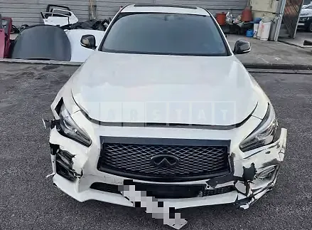 Photo 2 of 13: 2015 Infiniti Q50S Hybrid, VIN JNKAV71E3FM540211 — Korean insurance auction