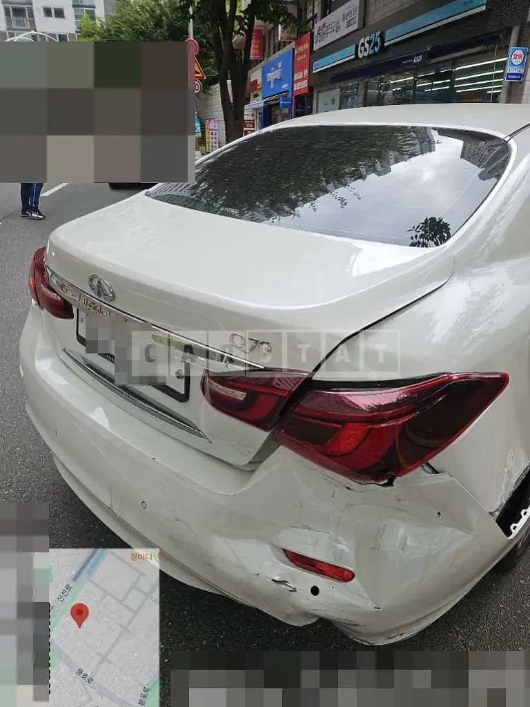 Photo 2 of 6: 2018 Infiniti Q70 3.7 — Korean insurance auction