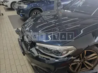Photo 1 of 8: 2018 BMW 530i xDrive, VIN WBAJD9105JWC81593 — Korean insurance auction
