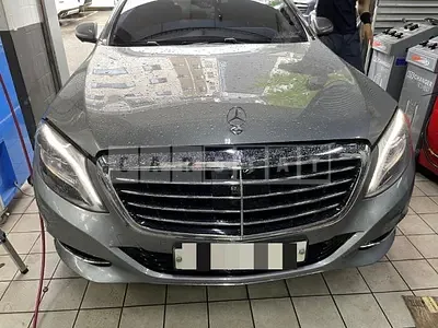 Photo 1 of 29: 2015 Mercedes-Benz S400d 4Matic L, VIN WDDUG6HB6FA133621 — Korean insurance auction