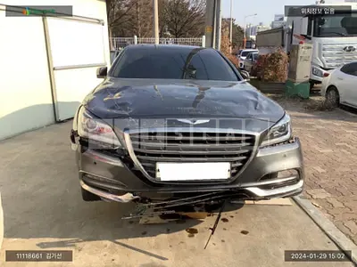Photo 1 of 12: 2018 Hyundai Genesis /G80, VIN KMHGL41DDJU277390 — Korean insurance auction