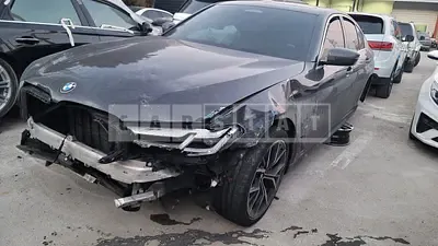 Photo 1 of 11: 2021 BMW 530i xDrive, VIN WBA31BJ04MWX00253 — Korean insurance auction