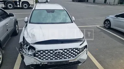 Photo 1 of 8: 2020 Hyundai Santa Fe, VIN KMHS281HHMU358010 — Korean insurance auction