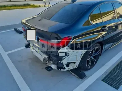 Photo 1 of 9: 2023 BMW 320i, VIN WBA61FS01PFR23423 — Korean insurance auction