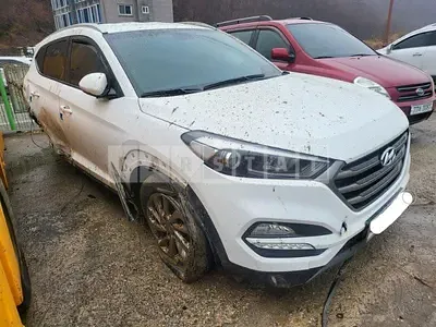 Photo 1 of 14: 2016 Hyundai Tucson, VIN KMHJ381ABGU123830 — Korean insurance auction