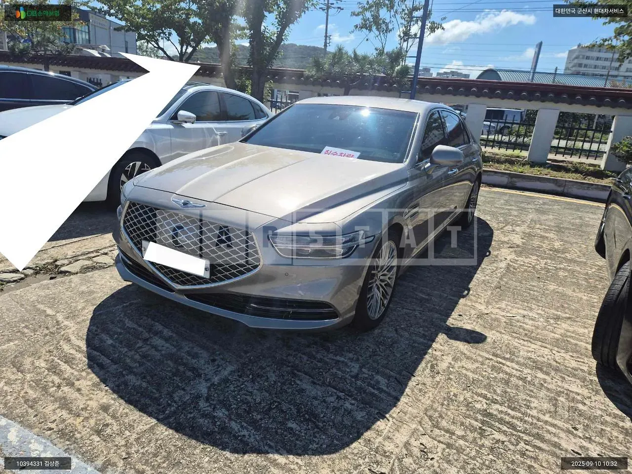 Photo 2 of 12: 2019 Hyundai Genesis G90, VIN KMHG241ADKU062222 — Korean insurance auction