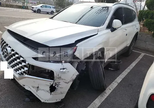 Photo 2 of 20: 2021 Hyundai Santa Fe, VIN KMHS381LGMU397907 — Korean insurance auction