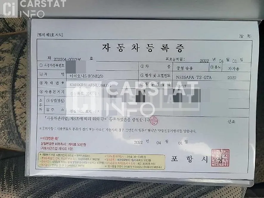 Photo 2 of 11: 2022 Hyundai Summiionic 5 Long Range — Korean insurance auction