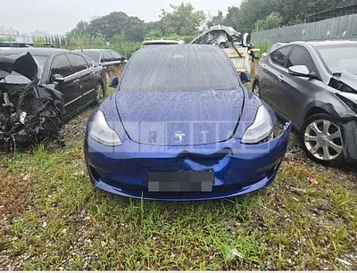 Photo 1 of 4: 2021 Tesla Model 3 Long Range — Korean insurance auction
