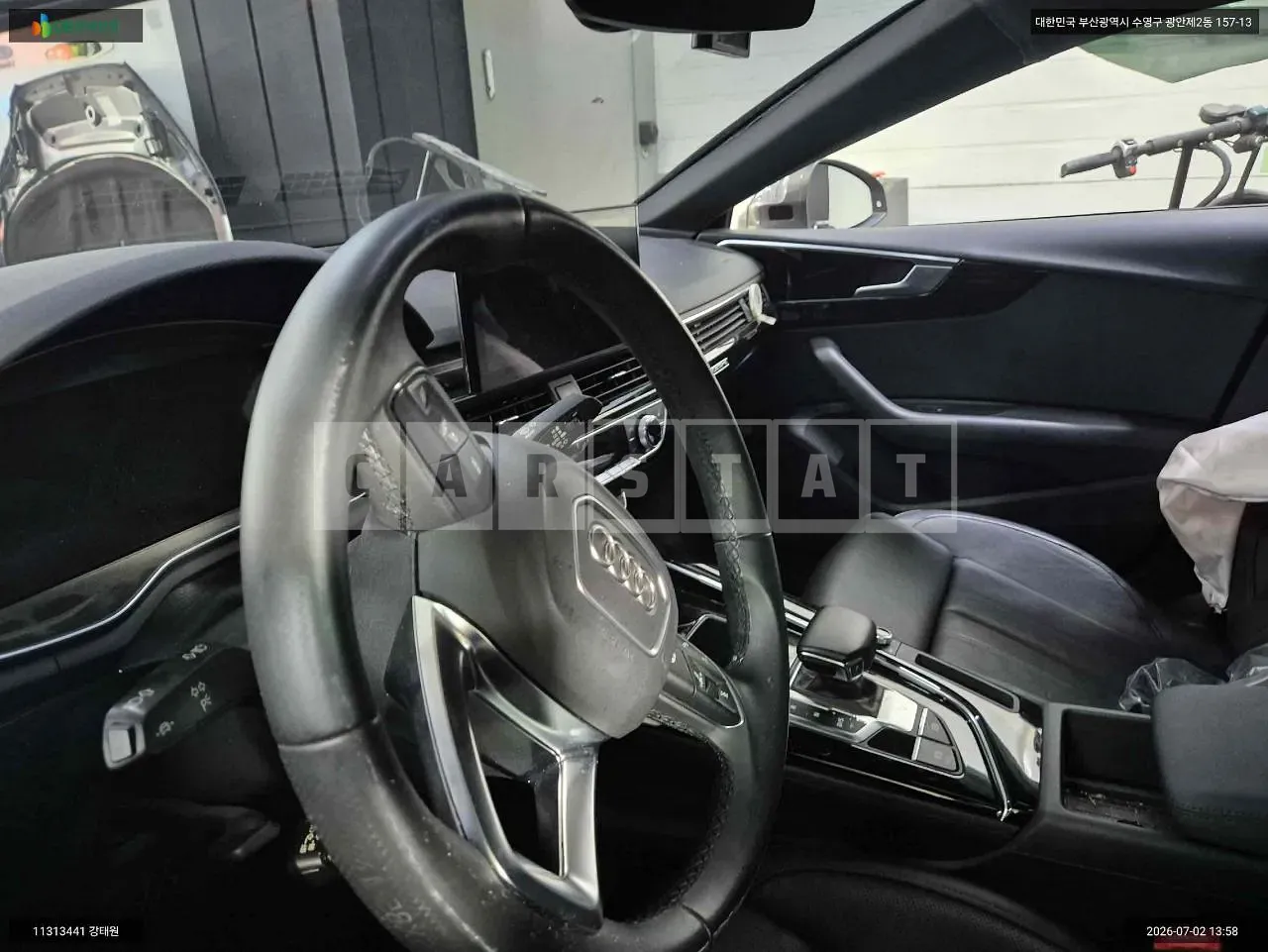 Photo 2 of 7: 2021 Audi A5 40 TDI quattro Premium Sportback, VIN WAUZZZF5XMA001951 — Korean insurance auction
