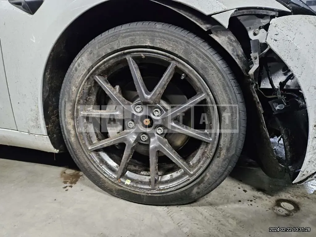 Photo 2 of 6: 2021 Tesla Model 3 Long Range, VIN 5YJ3E1EB0MF952325 — Korean insurance auction