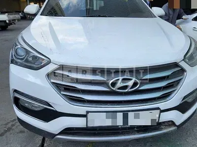 Photo 1 of 17: 2016 Hyundai Santa Fe DM 4WD, VIN KMHSW81UDGU623419 — Korean insurance auction