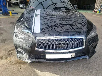 Photo 1 of 23: 2016 Infiniti Q50S Hybrid, VIN JNKAV71E4GM580640 — Korean insurance auction