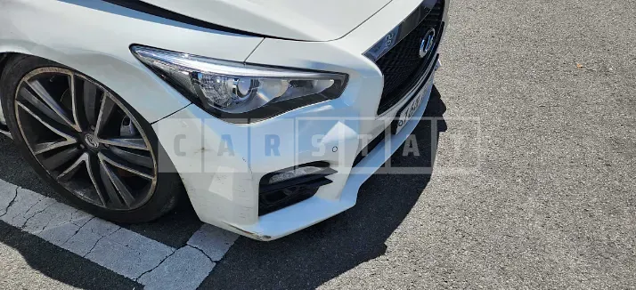 Photo 2 of 21: 2016 Infiniti Q50S Hybrid, VIN JNKAV71EXGM580352 — Korean insurance auction