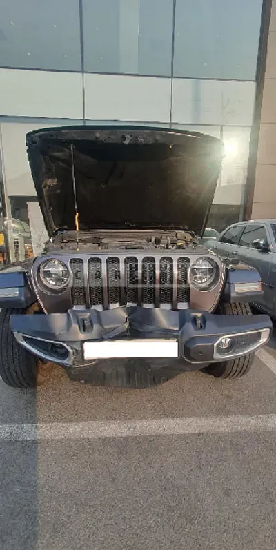 Photo 1 of 39: 2018 Jeep Zip Wrangler Sahara, VIN 1C4HJXEN8JW267494 — Korean insurance auction