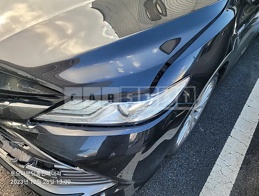 Photo 2 of 9: 2018 Toyota Camry Hybrid, VIN JTNB21HK1J3005007 — Korean insurance auction