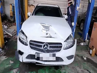 Photo 1 of 8: 2019 Mercedes-Benz C220 d, VIN WDDWF1EB1KR432903 — Korean insurance auction