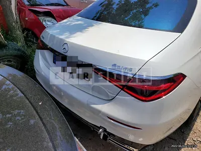 Photo 1 of 16: 2021 Mercedes-Benz S500 4Matic, VIN W1K6G6DB6NA075197 — Korean insurance auction