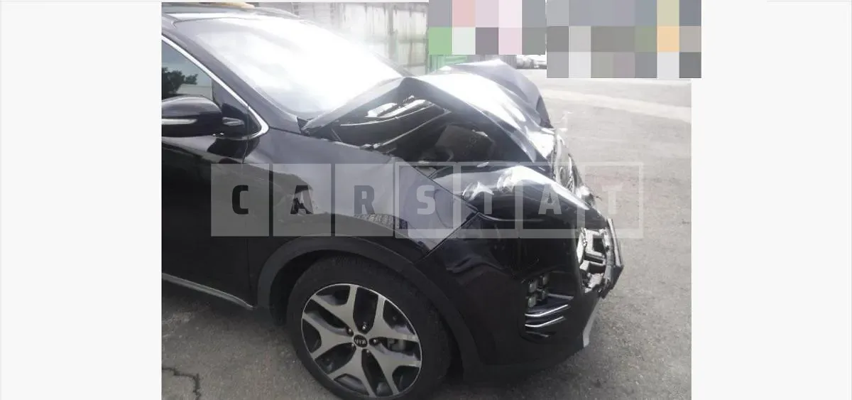 Photo 2 of 8: 2017 Kia Sportage, VIN KNAPN813BJK318459 — Korean insurance auction