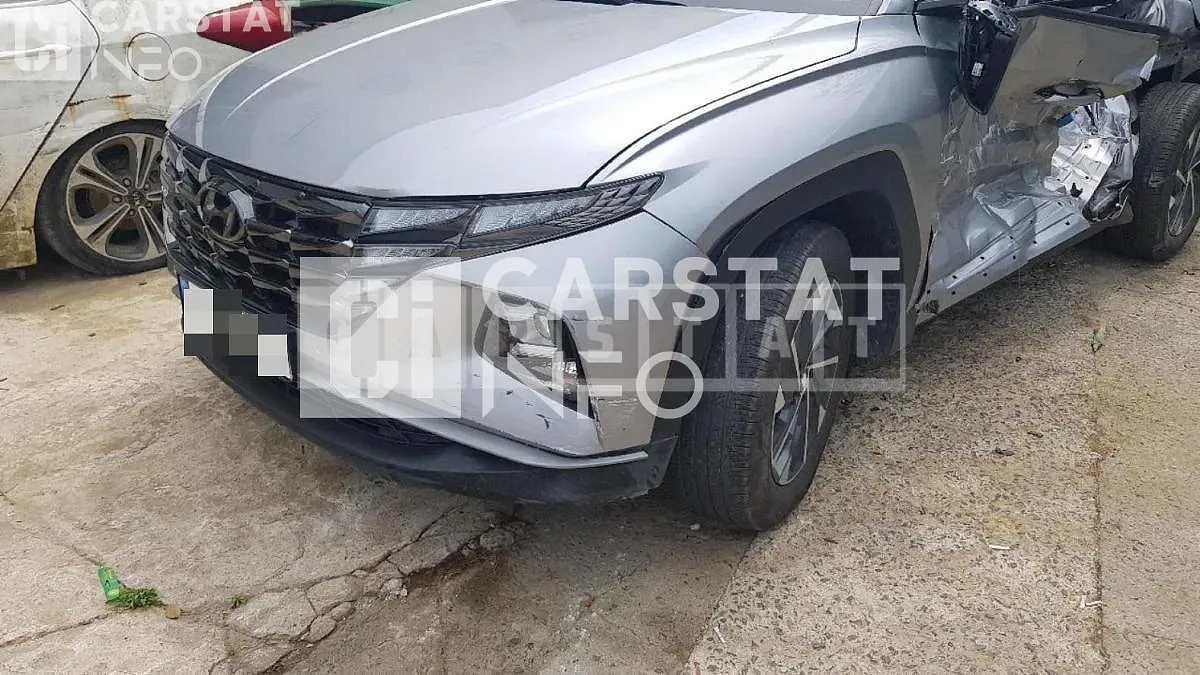 Photo 2 of 22: 2021 Hyundai Tucson, VIN KMHJC81BGMU041029 — Korean insurance auction