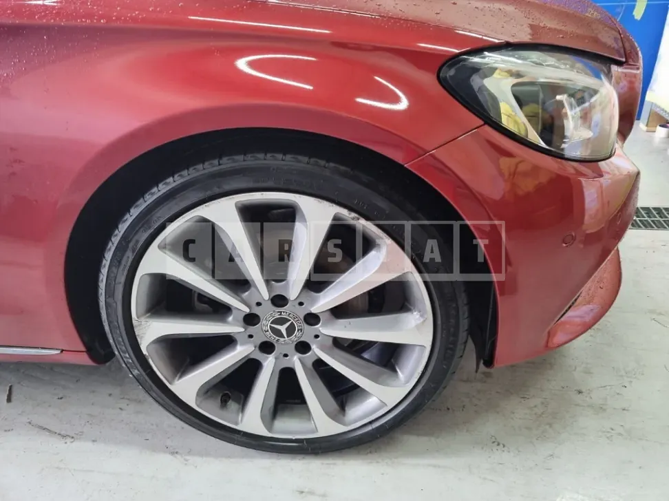 Photo 2 of 95: 2018 Mercedes-Benz C200, VIN WDDWF4CB1JF731358 — Korean insurance auction
