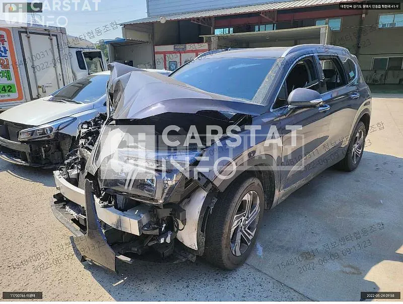 Photo 2 of 11: 2021 Hyundai Santa Fe, VIN KMHS381HGMU378838 — Korean insurance auction