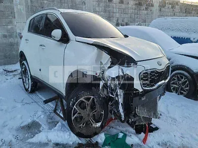 Photo 1 of 24: 2020 Kia Sportage, VIN KNAPR813BLK852515 — Korean insurance auction