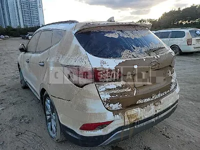 Photo 1 of 9: 2016 Hyundai Santa Fe, VIN KMHSW81UBGU693622 — Korean insurance auction