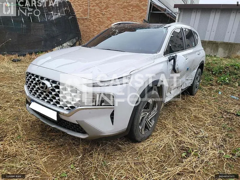 Photo 2 of 13: 2021 Hyundai Santa Fe, VIN KMHS281HHMU373018 — Korean insurance auction
