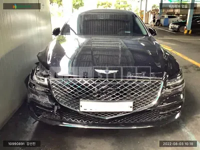 Photo 1 of 20: 2020 Genesis G80, VIN KMTGB41CBMU009457 — Korean insurance auction