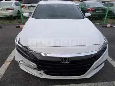 Photo 1 of 26: 2019 Honda Accord 1.5T, VIN 1HGCV1650KA510977 — Korean insurance auction