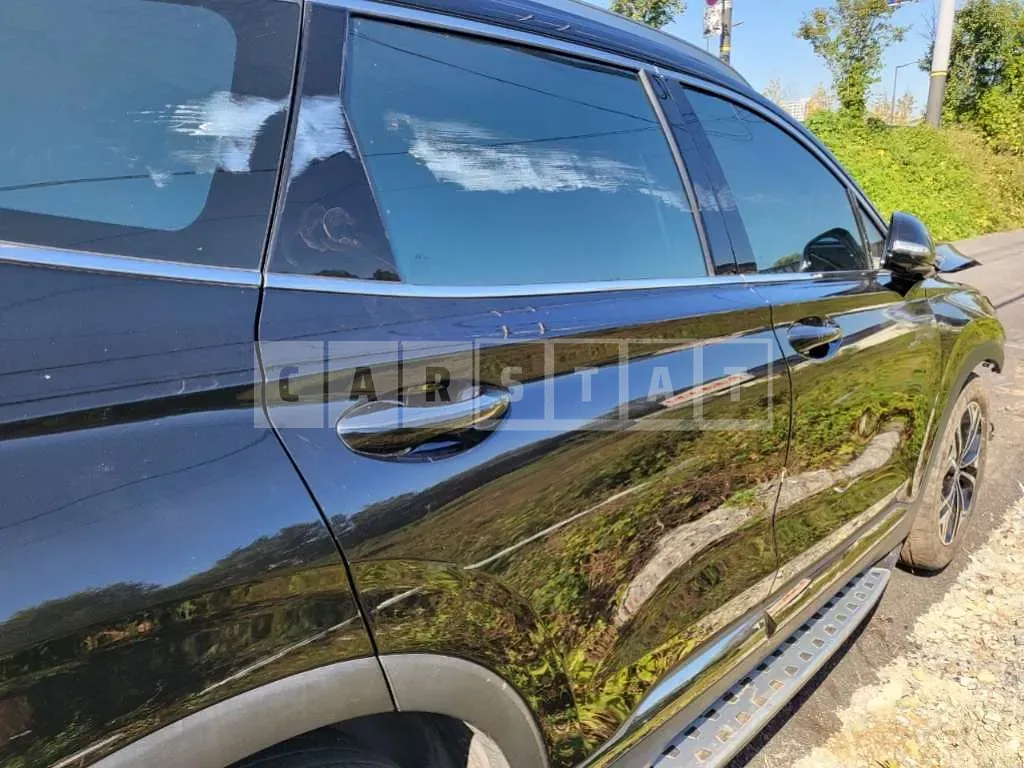 Photo 2 of 14: 2019 Hyundai Santa Fe, VIN KMHS381ABKU043304 — Korean insurance auction