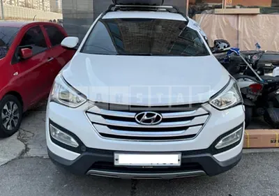 Photo 1 of 21: 2015 Hyundai Santa Fe, VIN KMHSW81UBFU442572 — Korean insurance auction