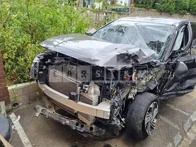 Photo 1 of 21: 2021 Hyundai Santa Fe, VIN KMHS281HGMU384949 — Korean insurance auction