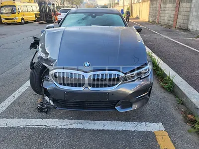 Photo 1 of 14: 2020 BMW 320i, VIN WBA5X5103LFJ43567 — Korean insurance auction