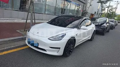Photo 1 of 25: 2020 Tesla Model 3 Long Range — Korean insurance auction