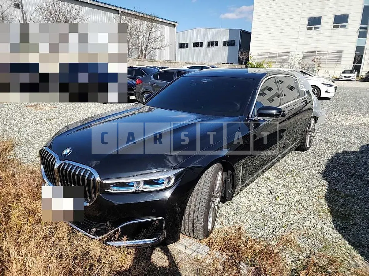 Photo 2 of 12: 2021 BMW 730Ld xDrive, VIN WBA7J410XNCH65448 — Korean insurance auction