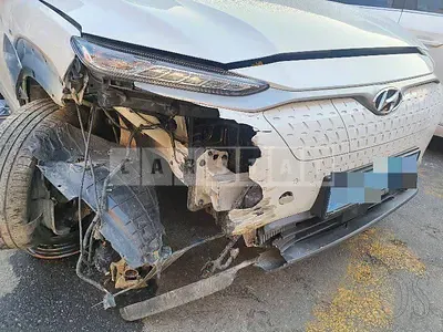 Photo 1 of 24: 2020 Hyundai Kona Electric, VIN KMHK381GFLU113416 — Korean insurance auction