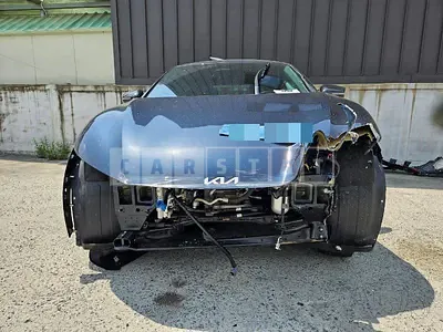 Photo 1 of 76: 2021 Kia EV6, VIN KNAC381AFNA024482 — Korean insurance auction